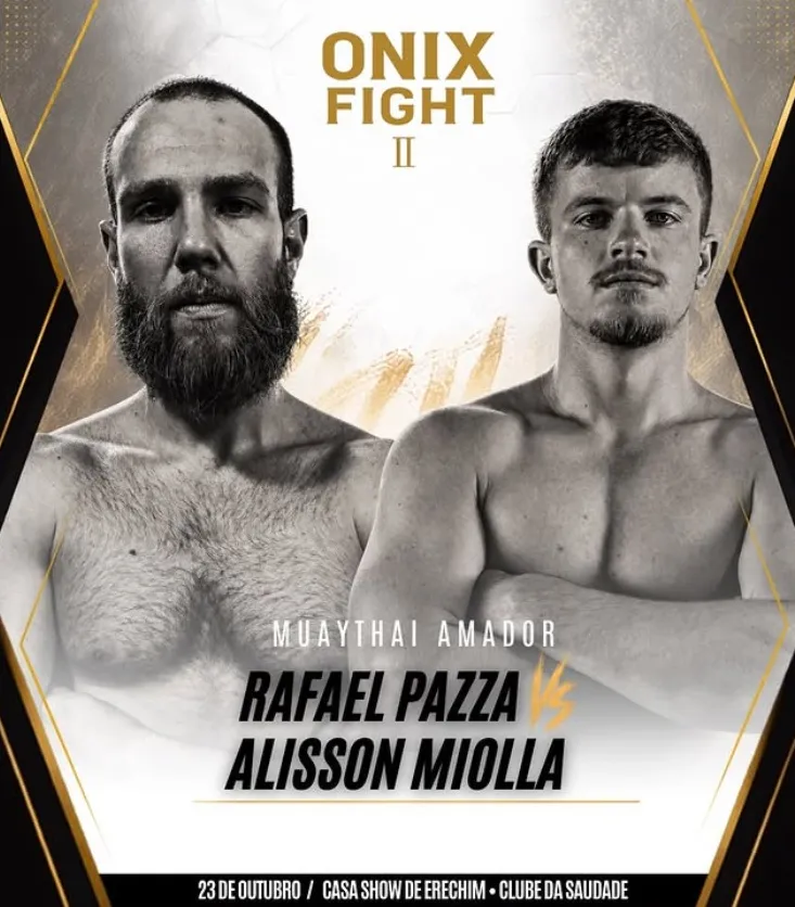 Rafael Pazza contra Alisson Miolla, Muay Thai amador