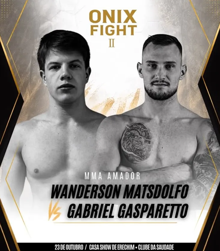 Wanderson Matsdolfo contra Gabriel Gasparetto, MMA amador