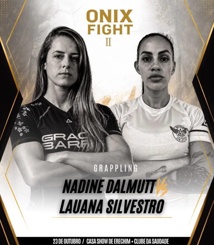 Nadine Dalmutt contra Lauana Silvestro, Grappling