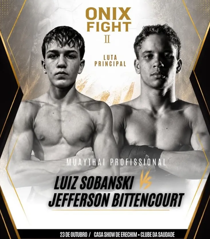 Luta principal: Luiz Sobanski contra Jefferson Bittencourt, Muay Thai profissional